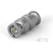 TE Connectivity-1-1478043-0 Connector RF Conn BNC Adapter 0Hz to 2GHz 75Ohm ST Panel Mount PL/PL Silver Tray