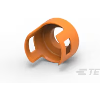 TE Connectivity-1-1991225-7 Accesorios del conector Connector Accessories Protective Cover Straight Glass Filled Polyamide 6/6 Orange Carton