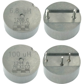 Vishay-IHTH0750IZEB100M5A Induttore impiombato Inductor High Current Shielded Wirewound 10uH 20% 100KHz 17.7A 0.0077Ohm DCR RDL Bulk Automotive AEC-Q200