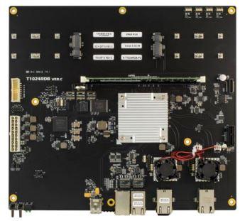 NXP Semiconductors-T1024RDB-PC Eingebettete Systementwicklungsboards und -kits T1024 Microprocessor Reference Design Board 1400MHz CPU 4GB RAM 64MB/128MB/1GB NAND Flash/NOR Flash/SPI Flash