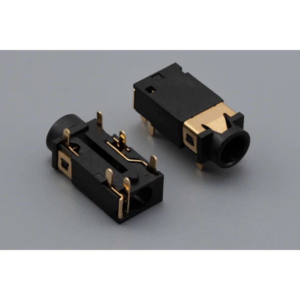 Tensility International-54-00176 Raccordement audio et vidéo Conn Audio Jack M 4 POS Solder RA Thru-Hole 6 Terminal 1 Port