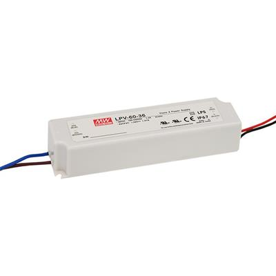 MEAN WELL-LPV-60-48 LED Power Supplies AC/DC LED Power Supply 60W Single 4-Pin