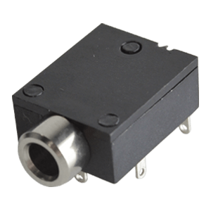 Same Sky (formerly CUI Devices)-SJ1-3513N Conector de audio y video Conn 3.5MM Audio Jack RCP 3 POS Solder RA Thru-Hole 3 Terminal 1 Port