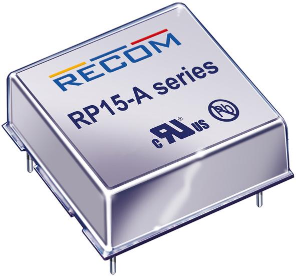 RECOM Power-RP15-2405SA DC/DC-Wandler und Spannungsreglermodul Module DC-DC 24VIN 1-OUT 5V 3A 15W 4-Pin Tube