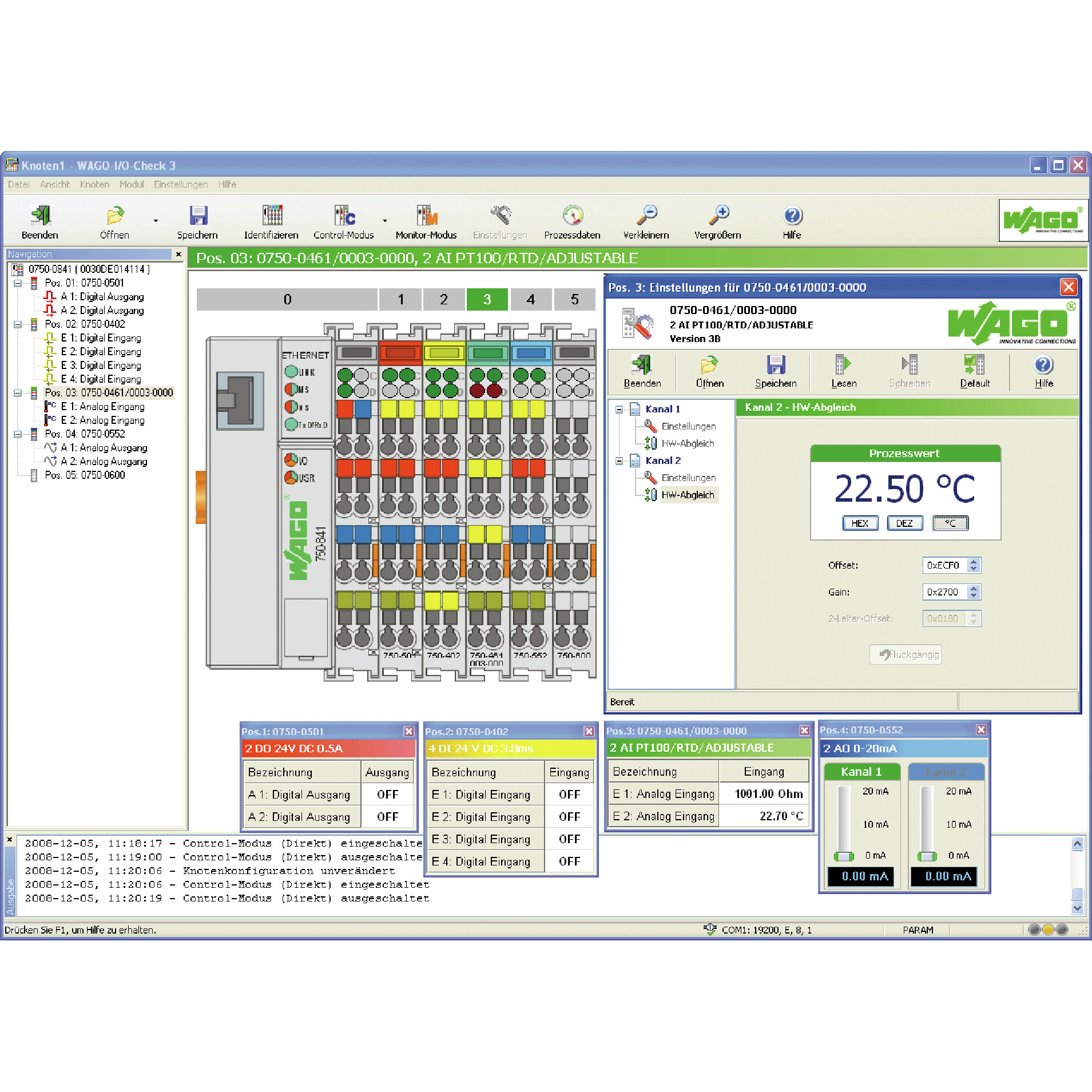 WAGO-759-302 Productos, misceláneos Commissioning Tool For The Wago-I/O-System 750