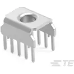 ERNI Electronics-214783 Terminali connettore Conn Terminal Power Terminals, Power Tap, Terminates To Printed Circuit Board, 10 Position, 2.54 mm .1 in Centerline, Power, Solid, Tin Sn, Copper Alloy