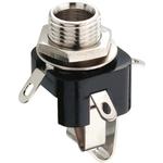 Conn 6.35MM Stereo Jack F 3 POS Solder ST Panel Mount 3 Terminal 1 Port Bulk