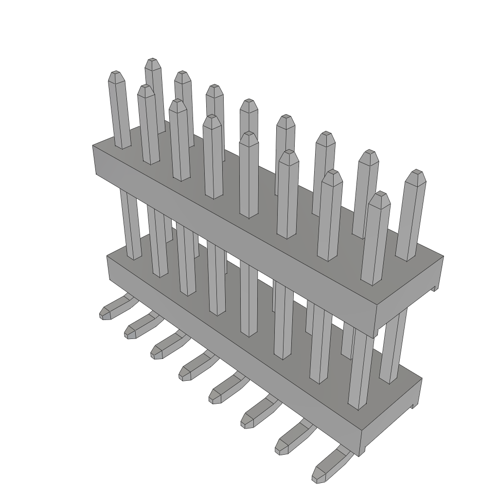 Samtec-TW-08-04-T-D-350-SM Piastre connettori e prese PCB Conn Board Stacker HDR 16 POS 2mm Solder ST Top Entry SMD Tube