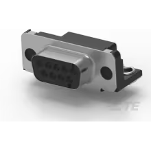 TE Connectivity-5745781-3 Steckverbinder, D-Sub Conn D-Sub SKT 9 POS 1.37mm Solder RA Thru-Hole 9 Terminal 1 Port Tray