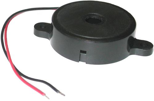 Mallory Sonalert Products-SBT5LM0FL Audioanzeigen und -alarme Audio Indicator Piezo 3.3VDC 5VDC 300mA 85dBA 150Hz to 4000Hz Flange Mount Wire Lead Bulk