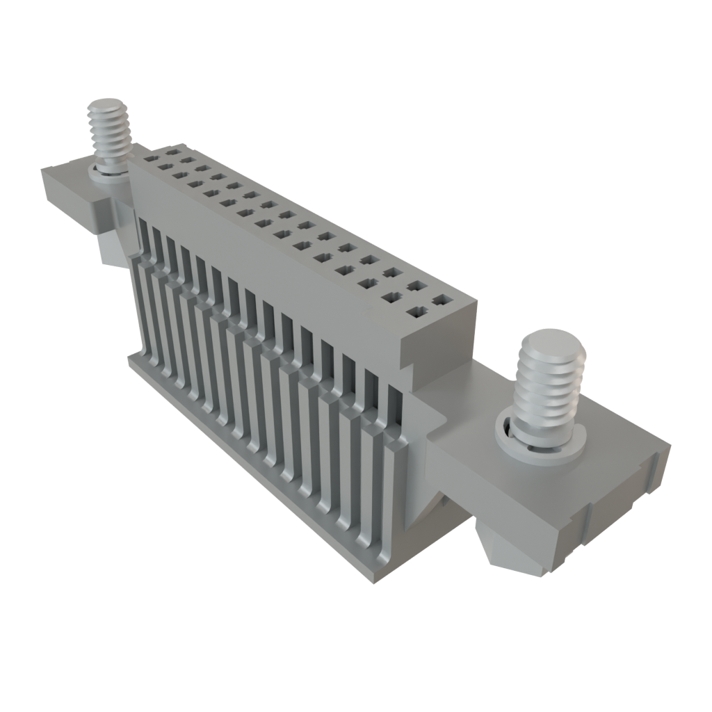 Samtec-ISDF-15-D-S Connector Discrete Wire Housing Conn Housing RCP 30 POS 1.27mm Crimp ST Cable Mount Black Tube