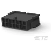 TE Connectivity-1-794615-4 Einzeladersteckverbinder, Gehäuse Conn Housing PL 14 POS 3mm Crimp ST Panel Mount Black Bag