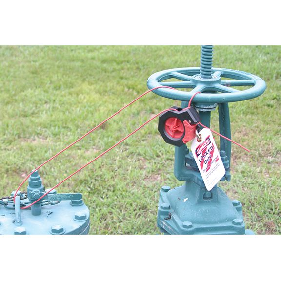 Panduit-PSL-1008 Kabelzubehör Cable Accessories Lock Polycarbonate Black/Red