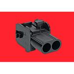 Conn Housing F 1 POS Crimp ST Panel Mount Black MLX™ Carton