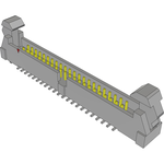 Conn Ejector Header HDR 44 POS 2mm Solder ST Top Entry SMD Tube