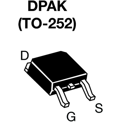 Vishay-IRFR010PBF MOSFETs Trans MOSFET N-CH 50V 8.2A 3-Pin(2+Tab) DPAK
