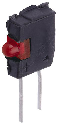 Visual Communications-5352T1-5VLC LED Circuit Board Indicator LED 3mm 1POS Right Angle 5V Red LC