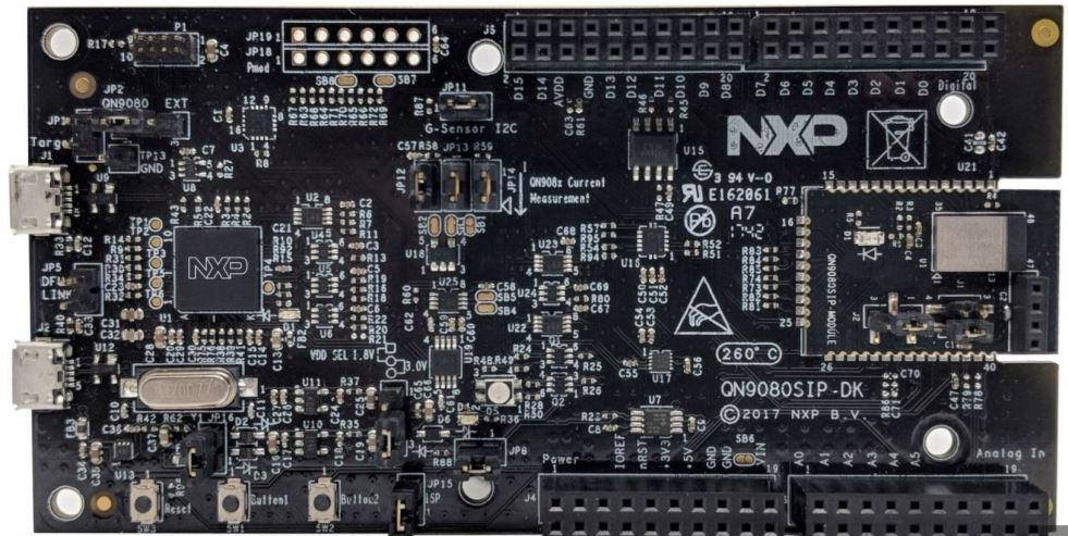NXP Semiconductors-QN9080SIP-DK Cartes et kits de développement RF/sans fil Ultra-low-power Bluetooth 5 SoC including Arm Cortex processor, on-chip memory, USB 2.0, and 16-bit ADC for Bluetooth smart applications