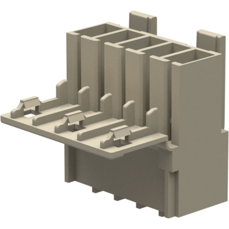 Molex-0945504102 Connector Discrete Wire Housing Conn Housing F 2 POS 5mm Crimp ST Cable Mount Natural Bag