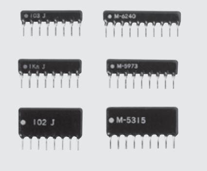 KOA Corporation-RKC8BD101J Réseaux et matrices de résistance Res Thick Film NET 100 Ohm 5% 1W ±200ppm/°C BUS Conformal Coated 9-Pin SIP Pin Thru-Hole Bulk