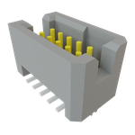 Conn Shrouded Header (4 Sides) HDR 10 POS 1.27mm Solder ST Top Entry SMD TIGER EYE™ Tube
