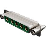 Conn Combo D-Sub F 5Power POS 6.35mm Solder ST Thru-Hole 5 Terminal 1 Port Carton