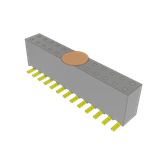 Conn Socket Strip SKT 26 POS 2.54mm Solder ST Top Entry SMD Tube