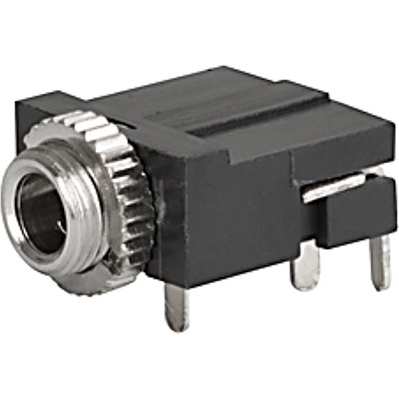 SCHURTER-4832.2320 Raccordement audio et vidéo Conn 3.5MM Audio Jack F 4 POS Solder RA Thru-Hole 4 Terminal 1 Port