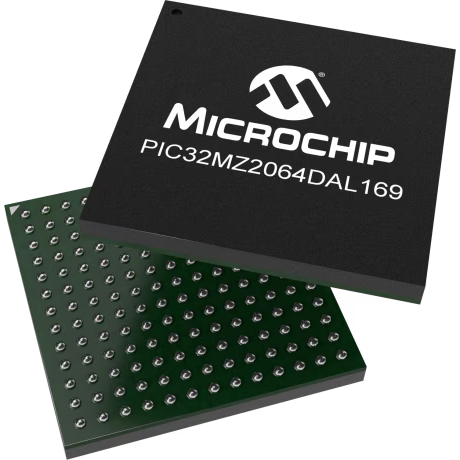 Microchip Technology-PIC32MZ2064DAL169-I/HF Secure Microcontrollers and TPM Secure MCU 32bit PIC32 PIC RISC 2MB Flash 1.8V/3.3V 169-Pin LFBGA Tray