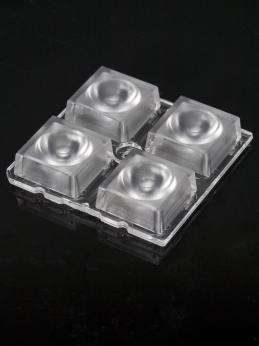 LEDIL OY-C14607_HB-2X2-M Optical Lenses Rectangular Optical Lens Clear PMMA Screw/Pin Box