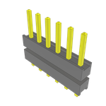 Conn Board Stacker HDR 6 POS 2.54mm Solder ST Top Entry Thru-Hole Bulk