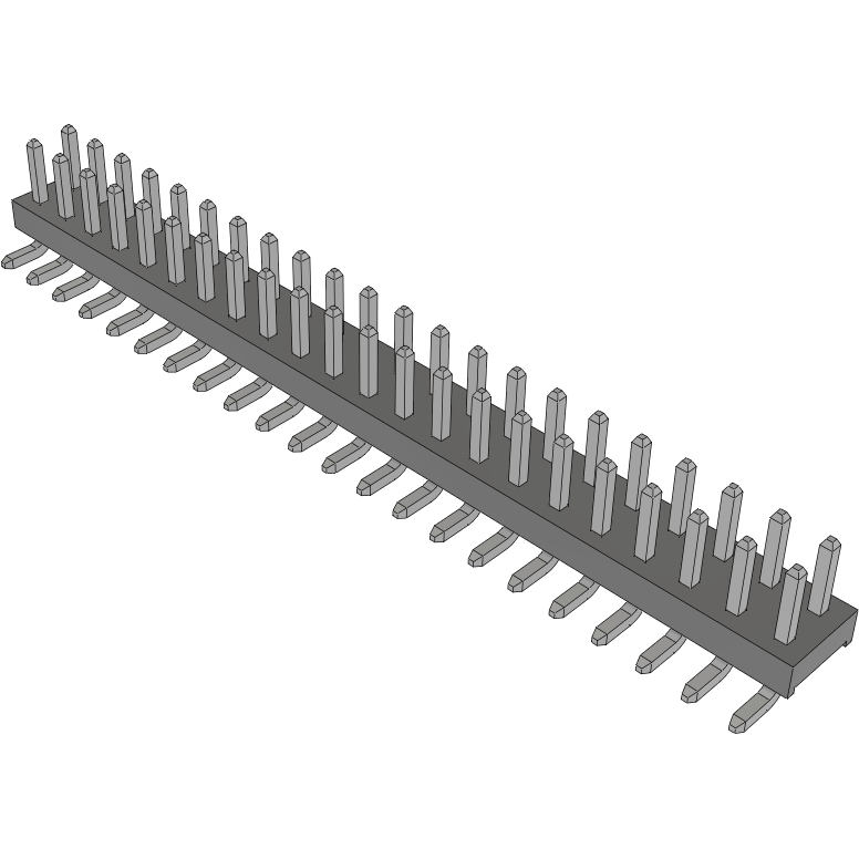Samtec-TMM-122-01-T-D-SM Steckverbinderleisten und Leiterplattenbuchsen Conn Unshrouded Header HDR 44 POS 2mm Solder ST Top Entry SMD Tube