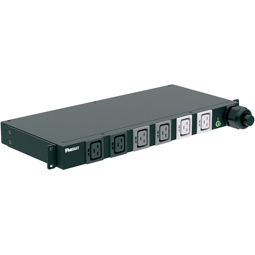Panduit-P06B48M Unité de distribution d&rsquo;alimentation PDU Basic 208V Horizontal Rack Mount