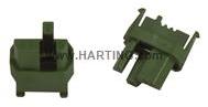 HARTING-17790000024 Steckverbinderzubehör Connector Accessories Coding Key Straight Plastic Green