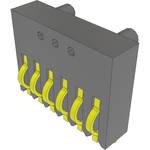 Conn One Piece Interface HDR 6 POS 1mm Solder RA Side Entry SMD T/R