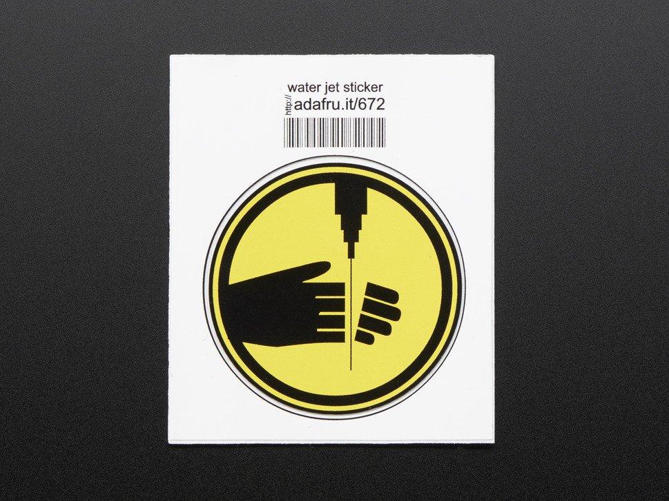 Adafruit Industries-672 Etiquetas Labels Sticker Vinyl Gloss 44x44mm