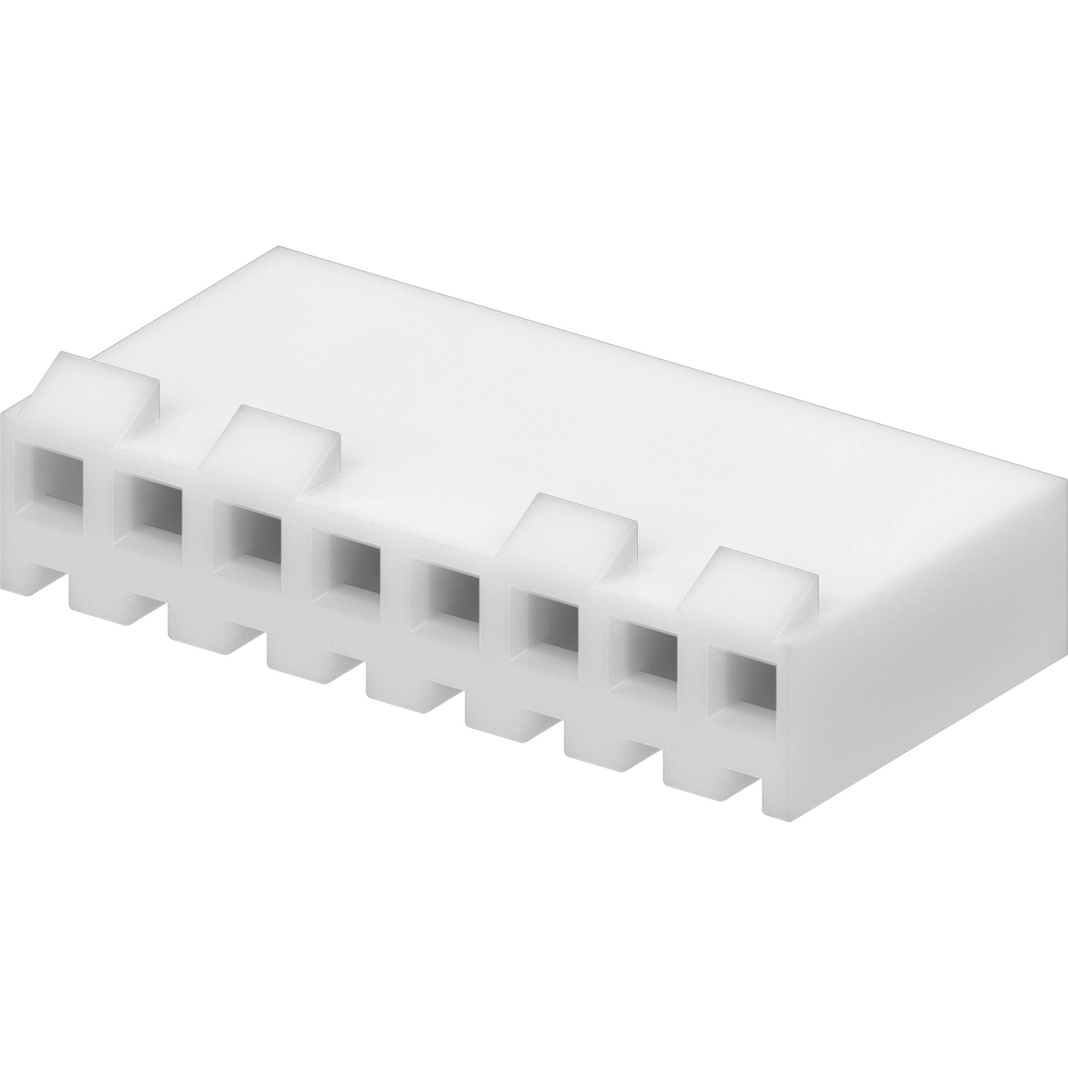 Molex-0009503081 Connector Discrete Wire Housing Conn Housing RCP 8 POS 3.96mm Crimp ST Cable Mount Natural KK® Bag