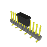 Conn Unshrouded Header HDR 12 POS 2.54mm Solder ST Top Entry SMD Tube