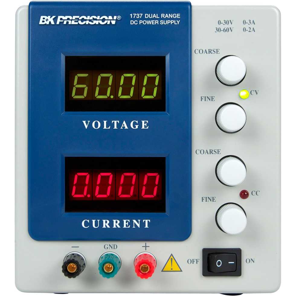 B&K Precision-1737 Werkstattnetzteile Dual Range DC Power Supply, 30V, 3A or 60V, 2A