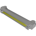 Conn Micro High Speed Socket Strip SKT 100 POS 0.8mm Solder RA SMD T/R