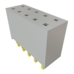 Conn Socket Strip SKT 10 POS 2.54mm Solder ST Top Entry Thru-Hole Bulk