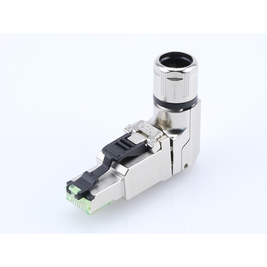 Molex-E6AS07-6 Telecomunicaciones y teléfono del conector Conn RJ-45 PL 8 POS IDT RA Cable Mount 8 Terminal 1 Port Cat 6a