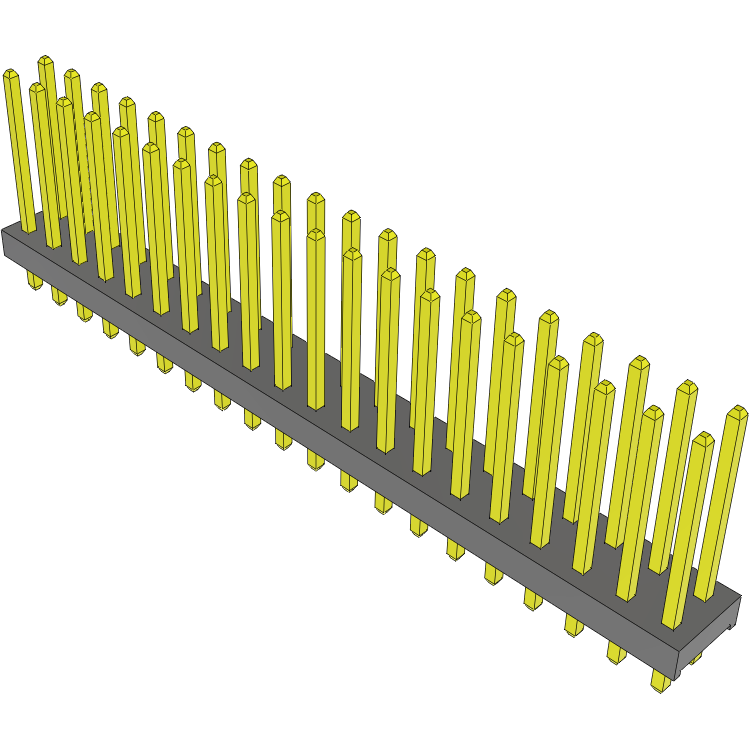 Samtec-MTMM-120-08-S-D-340 Cabezales del conector y receptáculos PCB Conn Unshrouded Header HDR 40 POS 2mm Solder ST Top Entry Thru-Hole Bulk