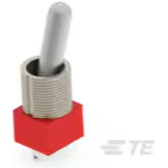 TE Connectivity-A203TZQ04 Switch Toggle Switch Toggle ON OFF ON DPDT Large Lever Wire Lug 5A 250VAC 28VDC Panel Mount with Threads Bulk