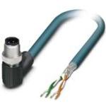 Cable Assembly Circular 2m 26AWG M12 Circular 4 Right Angle