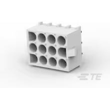 TE Connectivity-350737-1 Piastre connettori e prese PCB Conn Wire to Board HDR 12Power POS 6.35mm Solder ST Thru-Hole Carton