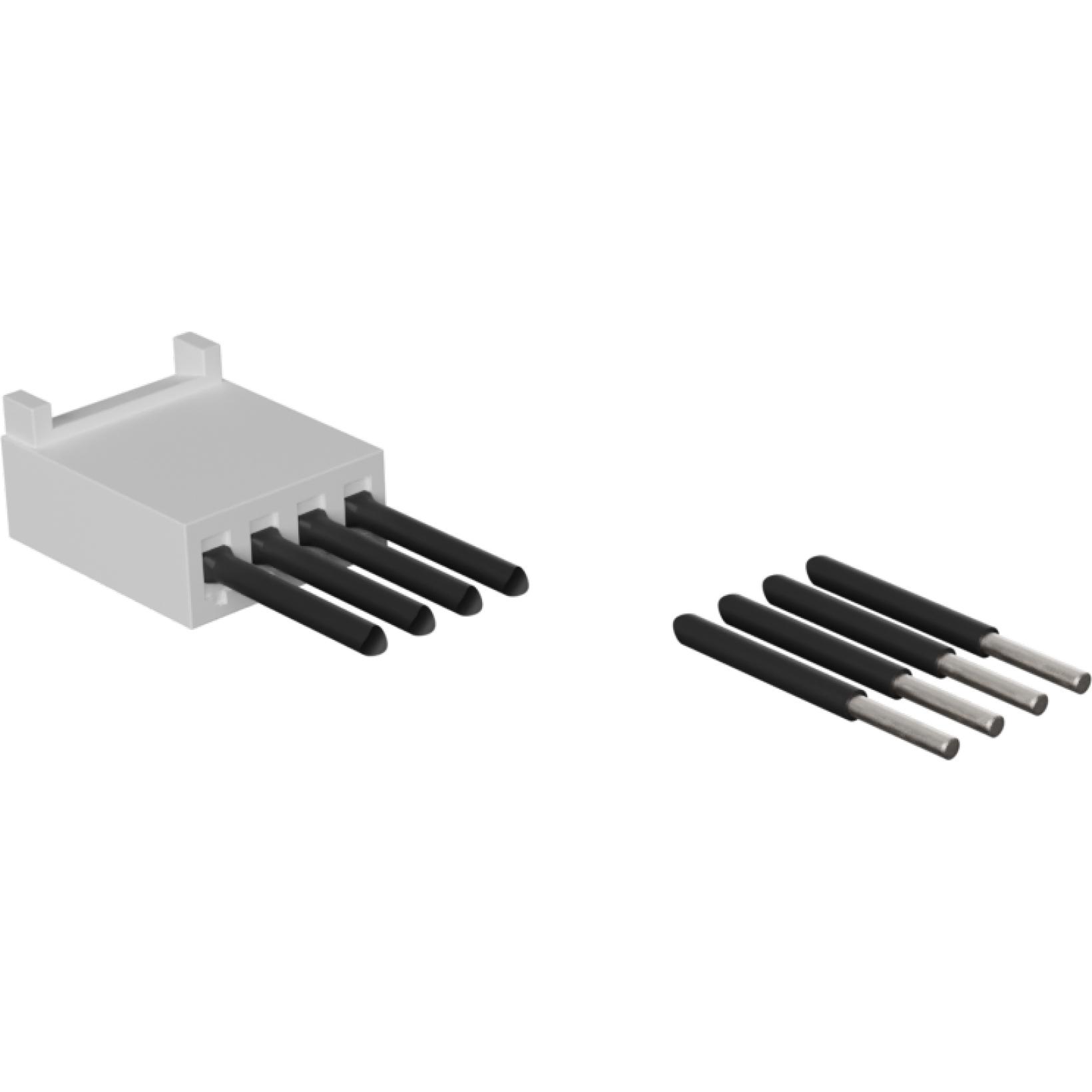 Molex-2177971043 Andere Kabelbaugruppen Cable Assembly UL 11028 0.6m 22AWG Wire to Board 4 POS F Crimp