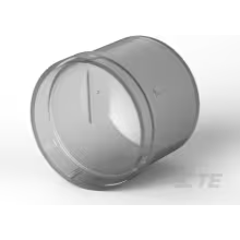 TE Connectivity-2-2311664-1 Accessori per connettori Connector Accessories Cover Straight Polycarbonate Translucent Gold