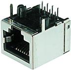 Assmann WSW components, Inc-A-20042-LPS Steckverbinder, Telefon und Telekommunikation Conn Modular Jack F 8 POS 2.54mm Solder RA Thru-Hole 8 Terminal 1 Port