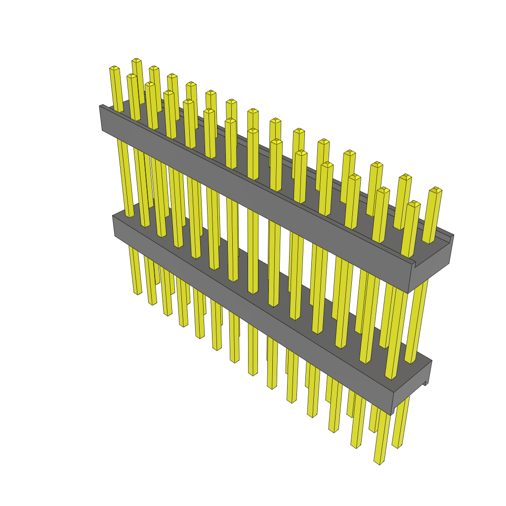 Samtec-ZW-14-12-G-D-578-300 Piastre connettori e prese PCB Conn Board Stacker HDR 28 POS 2.54mm Solder ST Top Entry Thru-Hole Bulk